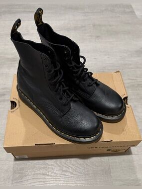 Dr. Martens 1460 Pascal Virginia Leather Lace Up Boots